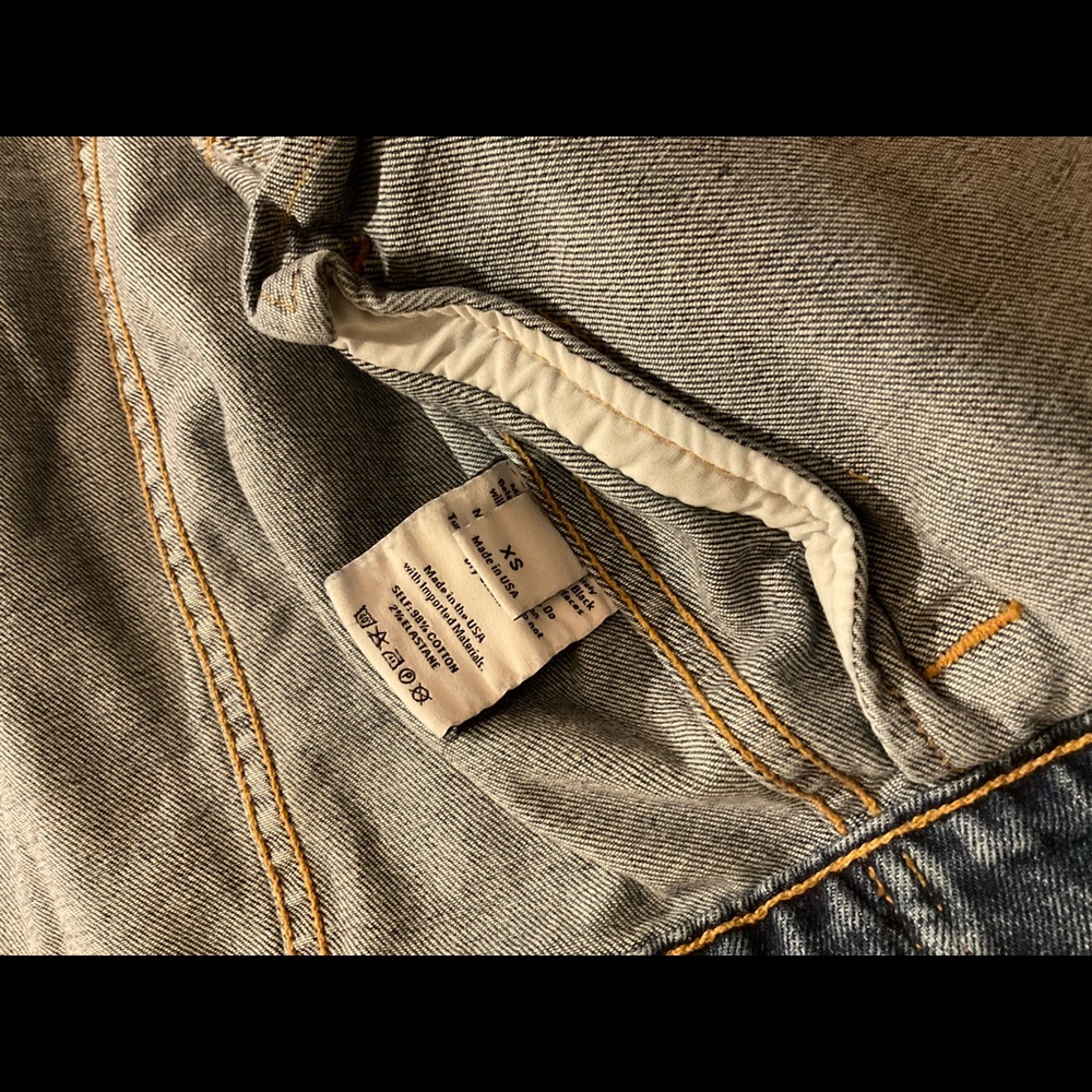 NWT Prozena Schouler Denim Jacket Size XS - Picture 5 of 11